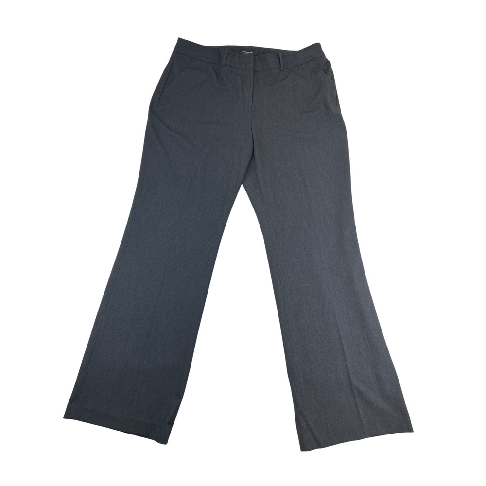 Liz Claiborne Sophie Classic Dress Pants Womens 18T Gray Straight Leg‎ Career